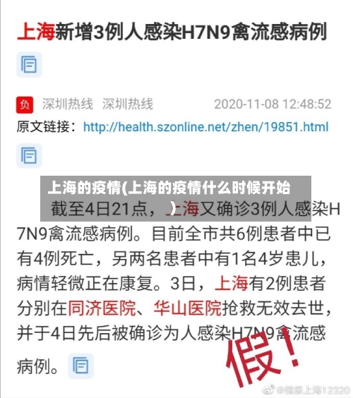 上海的疫情(上海的疫情什么时候开始)-第2张图片