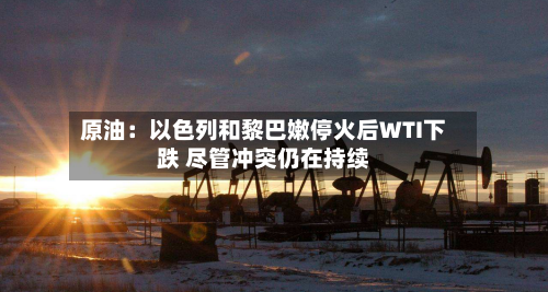 原油：以色列和黎巴嫩停火后WTI下跌 尽管冲突仍在持续