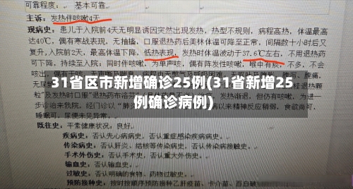 31省区市新增确诊25例(31省新增25例确诊病例)-第3张图片