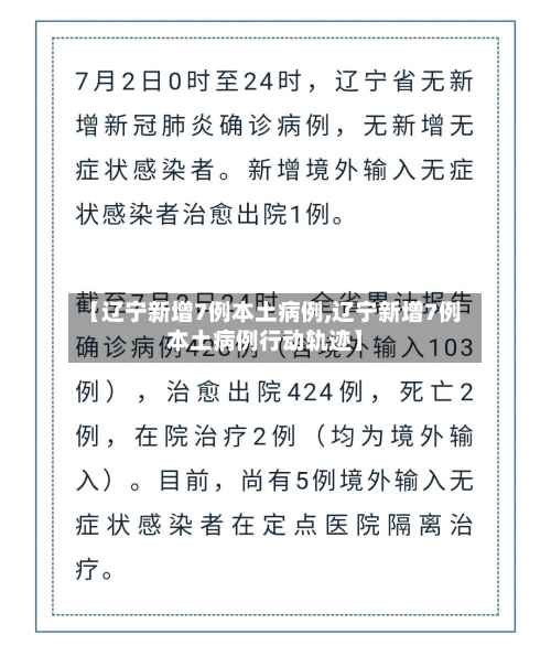 【辽宁新增7例本土病例,辽宁新增7例本土病例行动轨迹】-第2张图片
